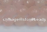 CRQ291 15.5 inches 10mm faceted round rose quartz gemstone beads