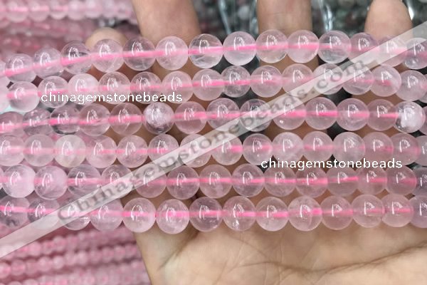 CRQ417 15.5 inches 8mm round rose quartz beads wholesale