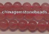 CRQ451 15.5 inche 6mm round A grade Madagascar rose quartz beads