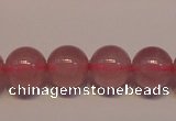 CRQ461 15.5 inche 6mm round AA grade Madagascar rose quartz beads