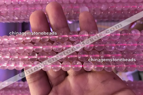 CRQ471 15.5 inches 8mm round rose quartz gemstone beads