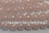 CRQ502 15.5 inches 8mm round AB-color rose quartz beads