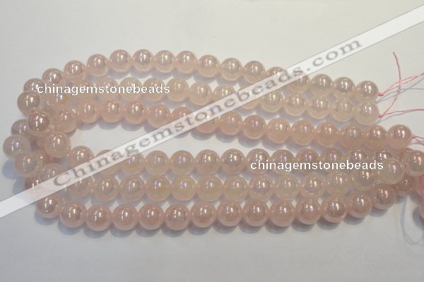 CRQ503 15.5 inches 10mm round AB-color rose quartz beads