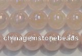 CRQ504 15.5 inches 12mm round AB-color rose quartz beads