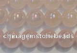 CRQ505 15.5 inches 14mm round AB-color rose quartz beads