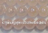 CRQ505 15.5 inches 14mm round AB-color rose quartz beads