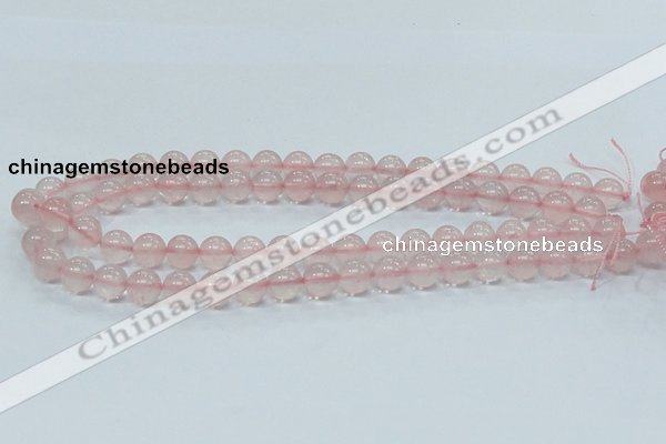 CRQ52 15.5 inches 10mm round natural rose quartz beads wholesale