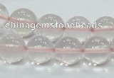 CRQ54 15.5 inches 14mm round natural rose quartz beads wholesale