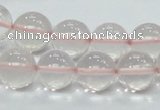 CRQ54 15.5 inches 14mm round natural rose quartz beads wholesale