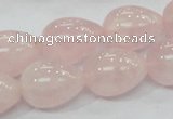 CRQ66 15.5 inches 15*20mm teardrop natural rose quartz beads wholesale