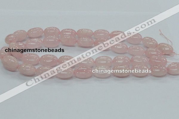 CRQ67 15.5 inches 15*20mm egg-shaped natural rose quartz beads