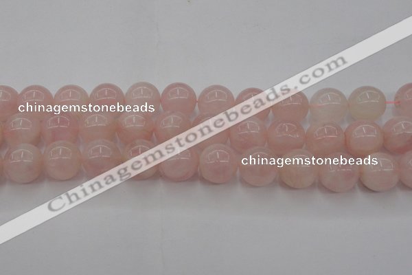 CRQ674 15.5 inches 14mm round rose quartz beads wholesale