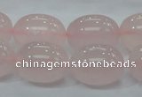 CRQ68 15.5 inches 16*20mm egg-shaped natural rose quartz beads