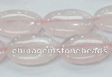 CRQ78 15.5 inches 13*25mm oval natural rose quartz beads wholesale