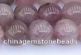 CRQ781 15.5 inches 8mm round Madagascar rose quartz beads