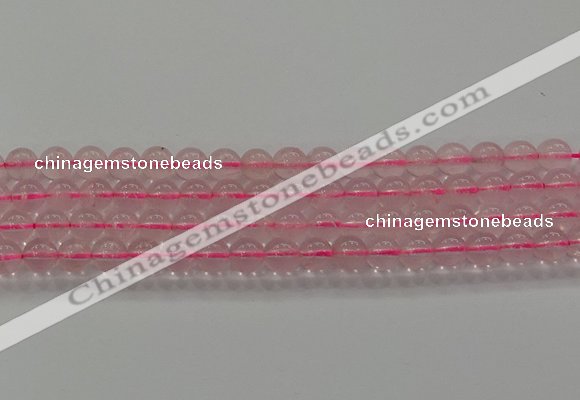 CRQ850 15.5 inches 6mm round natural rose quartz gemstone beads