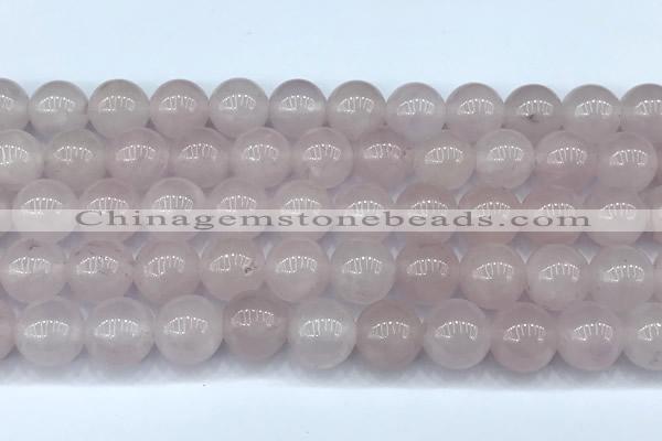 CRQ888 15 inches 10mm round rose quartz beads, 2mm hole