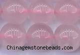 CRQ902 15 inches 10mm round rose quartz beads