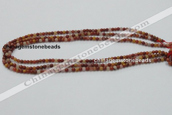 CRS01 15.5 inches 4mm round rainbow stone beads wholesale