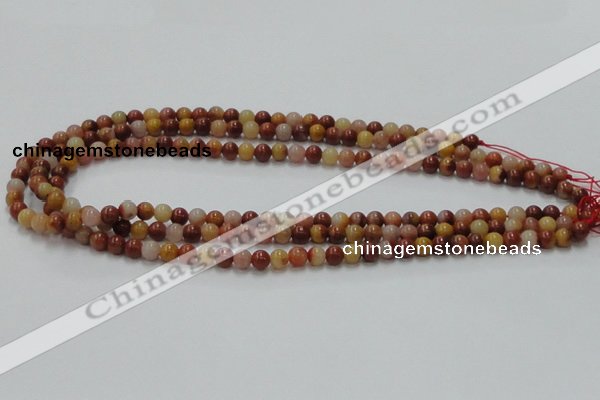CRS02 15.5 inches 6mm round rainbow stone beads wholesale
