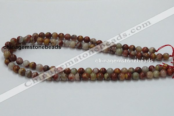 CRS03 15.5 inches 8mm round rainbow stone beads wholesale