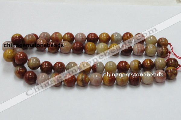 CRS05 15.5 inches 14mm round rainbow stone beads wholesale