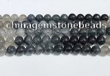 CRU1002 15.5 inches 10mm round mixed rutilated quartz beads