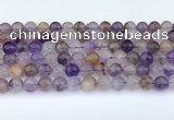 CRU1013 15.5 inches 8mm round mixed rutilated quartz beads