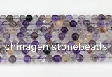 CRU1018 15.5 inches 6mm round mixed rutilated quartz beads