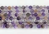 CRU1019 15.5 inches 8mm round mixed rutilated quartz beads