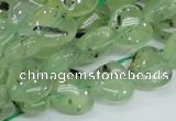 CRU107 15.5 inches 12*12mm heart green rutilated quartz beads