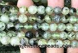 CRU1117 15 inches 8mm round prehnite gemstone beads wholesale