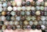 CRU1151 15 inches 9mm round mixed rutilated quartz beads