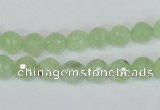 CRU200 15.5 inches 6mm faceted round green rutilated quartz beads