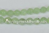 CRU200 15.5 inches 6mm faceted round green rutilated quartz beads