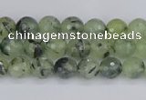 CRU800 15.5 inches 4mm faceted round prehnite gemstone beads