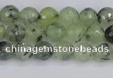 CRU801 15.5 inches 6mm faceted round prehnite gemstone beads