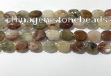 CRU922 15.5 inches 12*16mm oval mixed rutilated quartz beads wholesale