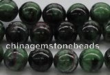 CRZ04 15.5 inches 12mm round ruby zoisite gemstone beads Wholesale