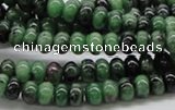 CRZ05 15.5 inches 4*6mm rondelle ruby zoisite gemstone beads Wholesale