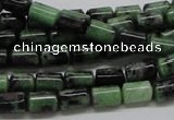 CRZ07 15.5 inches 6*8mm column ruby zoisite gemstone beads Wholesale