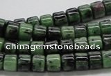 CRZ08 15.5 inches 8*6mm column ruby zoisite gemstone beads Wholesale