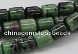 CRZ09 15.5 inches 10*12mm column ruby zoisite gemstone beads Wholesale