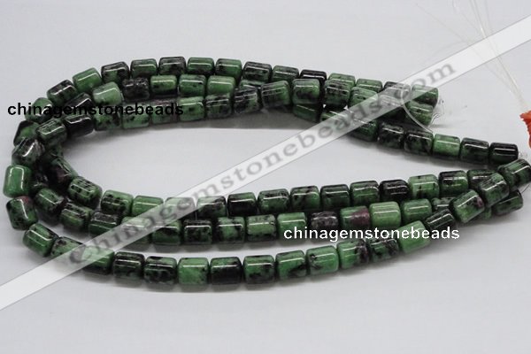 CRZ09 15.5 inches 10*12mm column ruby zoisite gemstone beads Wholesale