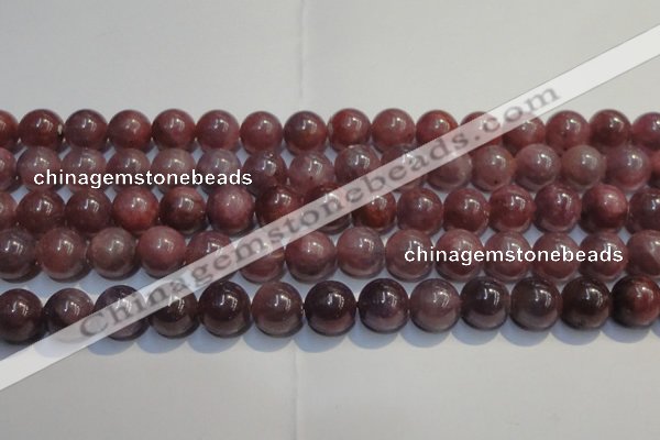 CRZ1003 15.5 inches 7mm - 7.5mm round A grade natural ruby beads