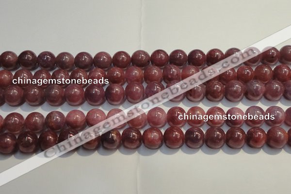 CRZ1006 15.5 inches 7mm - 7.5mm round A+ grade natural ruby beads