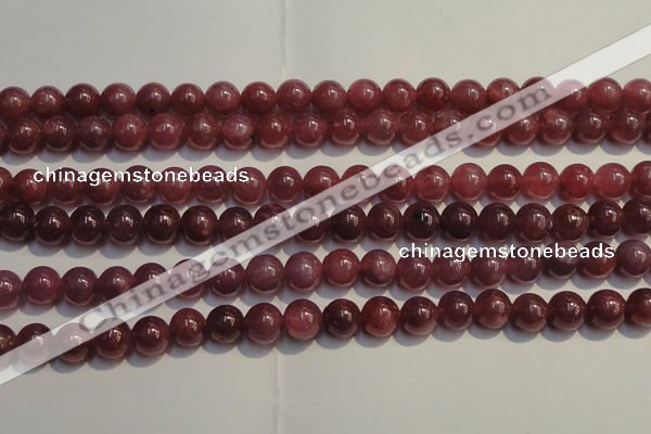 CRZ1008 15.5 inches 6mm - 6.5mm round AA grade natural ruby beads