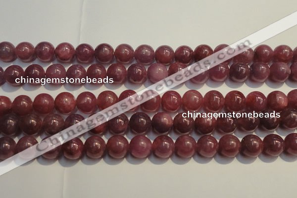 CRZ1009 15.5 inches 7mm - 7.5mm round AA grade natural ruby beads