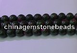 CRZ1113 15.5 inches 10mm round imitation ruby zoisite beads wholesale