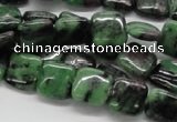 CRZ14 15.5 inches 12*12mm square ruby zoisite gemstone beads wholesale